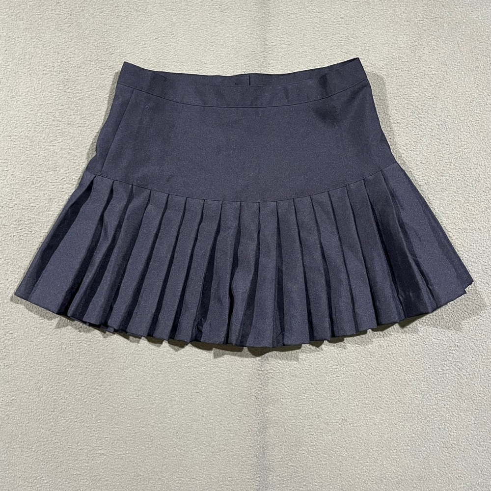 Cheerfantastic Pleated Mini Skirt Women 10 Navy Blue Cheer School Uniform Sporty